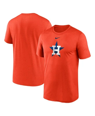 Men's Nike Orange Houston Astros Legend Fuse Large Logo Performance T-shirt