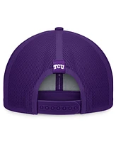 Men's Top of the World Purple Tcu Horned Frogs Carson Trucker Adjustable Hat