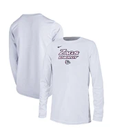 Big Boys Nike White Gonzaga Bulldogs 2024 On-Court Bench Energy T-shirt