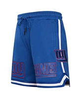 Men's Pro Standard Royal New York Giants Classic Chenille Shorts