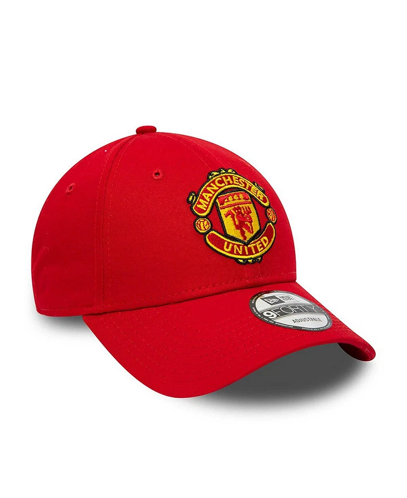 Youth Boys and Girls New Era Manchester United Core 9FORTY Adjustable Hat