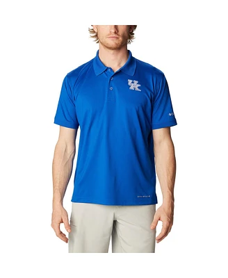 Men's Columbia Royal Kentucky Wildcats Pfg Tamiami Omni-Shade Polo Shirt
