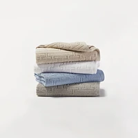 Hotel Collection Sculpted Chain-Link Wash Towel, 13" x 13", Exclusively at Macy's
