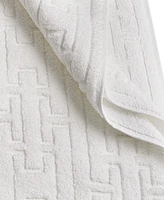 Hotel Collection Sculpted Chain-Link Bath Towel, 30" x 56", Exclusively at Macy's