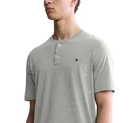 Tommy Hilfiger Men's Short Sleeve Solid Henley