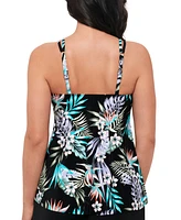 Swim Solutions Women's Bring Me Flowers Tankini, Created for Macy's