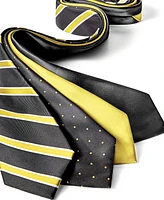 Tayion Collection Men's & Gold Solid Tie