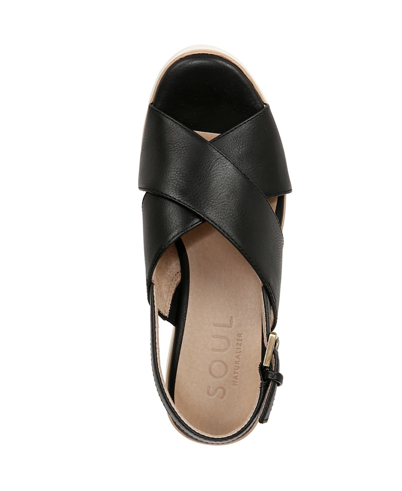 Soul Naturalizer Goodtimes-Sling Wedge Sandals