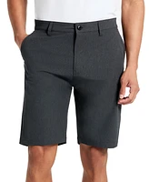 Kenneth Cole Men's Heathered Tech Performance 9" Shorts