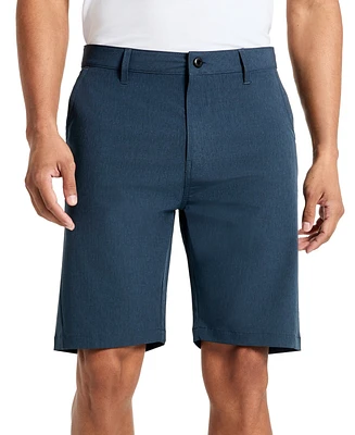 Kenneth Cole Men's Heathered Tech Performance 9" Shorts