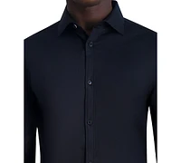 Karl Lagerfeld Paris Men's Slim-Fit Twill Woven Shirt