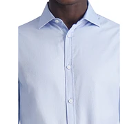 Karl Lagerfeld Paris Men's Slim-Fit Diamond Woven Shirt