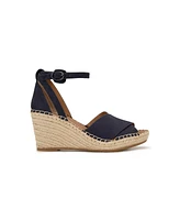 Gentle Souls Women's Charli X Band Wedge Espadrille Sandals