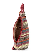 The Sak Women's Geo Sling Crochet Backpack