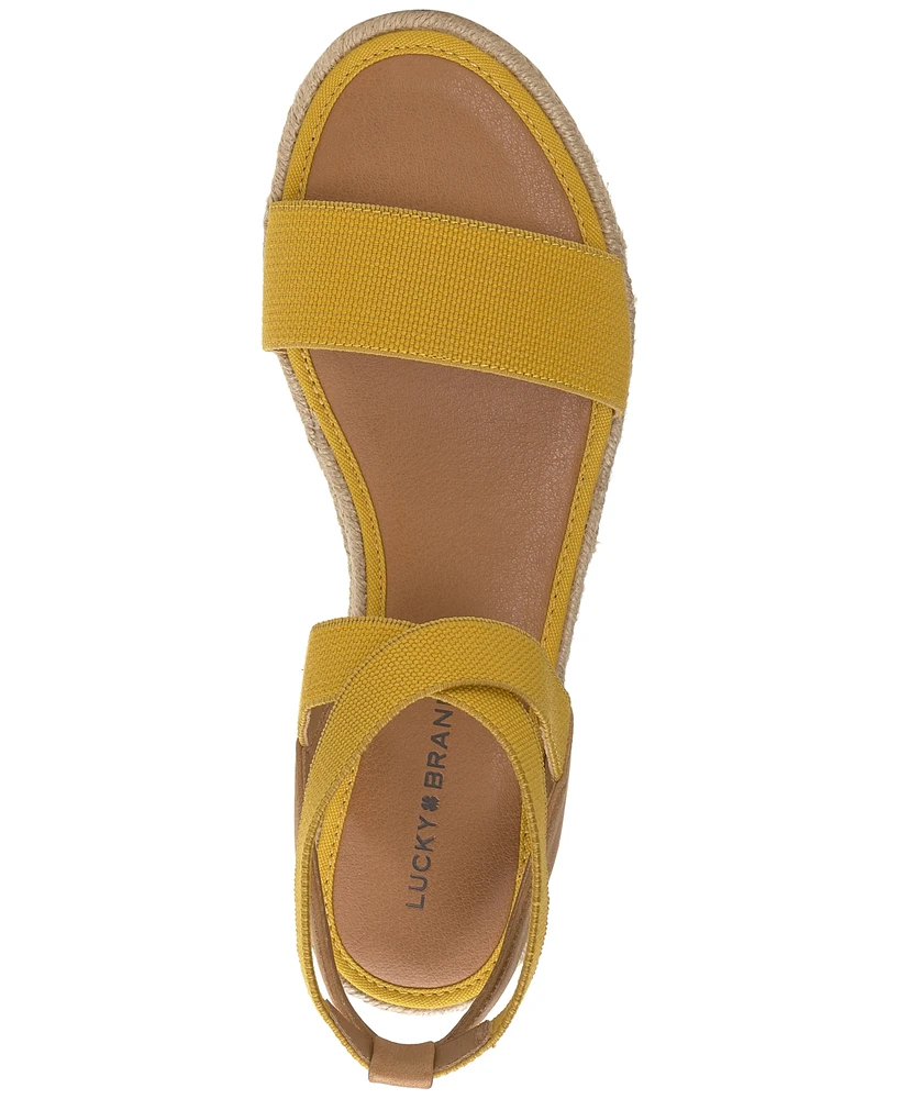 Lucky Brand Women's Thimba Espadrille Wedge Sandals