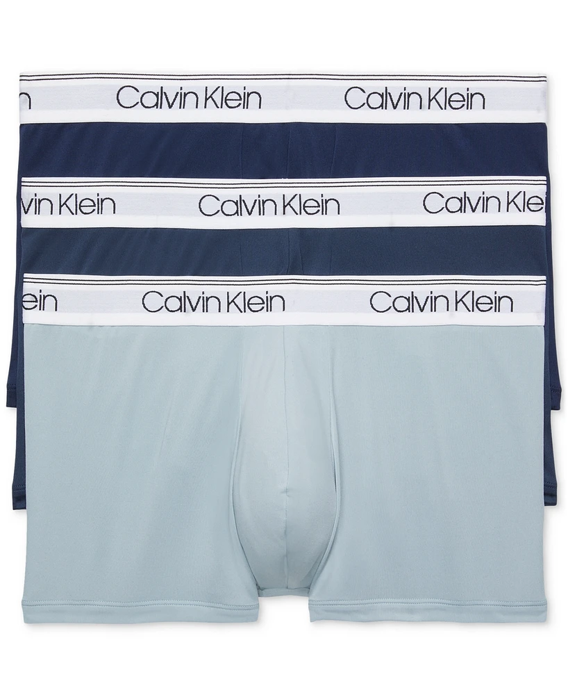 Calvin Klein Men's Micro Stretch 3-Pack Low Rise Trunks