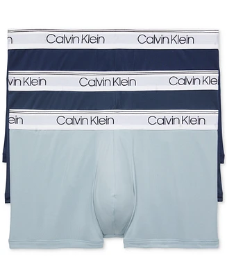 Calvin Klein Men's Micro Stretch 3-Pack Low Rise Trunks