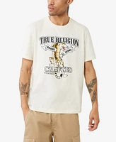 True Religion Men's Short Sleeve Relaxed Tiger Tee