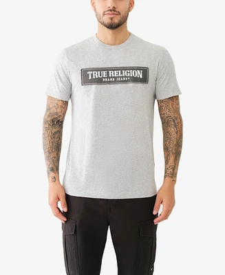 True Religion Men's Short Sleeve Frayed Arch Tee