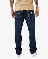 True Religion Men's Ricky Flap Super T Straight Jean