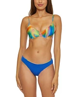 Becca Womens Paper Mache Underwire Bikini Top Hipster Bottoms