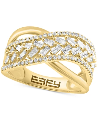 Effy Diamond Sculptural Band Ring (1/2 ct. t.w.) in 14k Gold