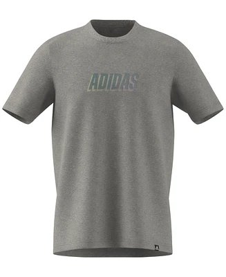 adidas Men's Short Sleeve Crewneck Logo Graphic T-Shirt
