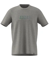adidas Men's Short Sleeve Crewneck Logo Graphic T-Shirt