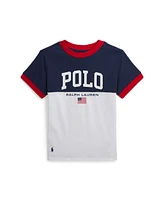 Polo Ralph Lauren Toddler and Little Boy Logo Heavyweight Cotton Jersey Tee