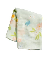 Enchanted Meadow Viscose From Bamboo Floral Swaddle Blanket