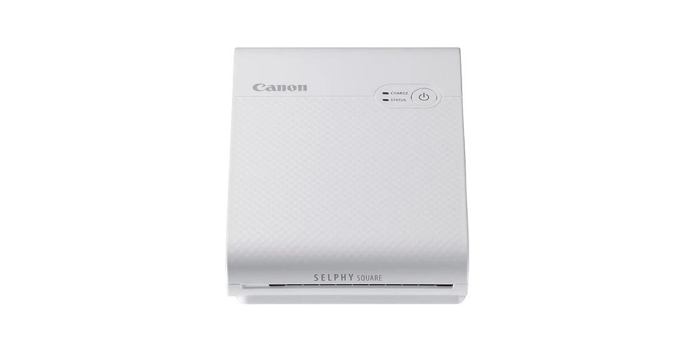 Canon Selphy Square QX10 Compact Photo Printer (White)