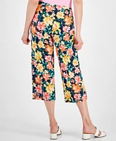 Jm Collection Women's Printed Culotte Pants, Created for Macy's