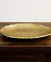 Nearly Natural 16in. Gold Leaf Decorative Accent Tray