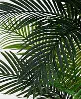 Nearly Natural 9ft. Artificial Double Golden Cane Palm Tree