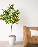 Nearly Natural 5ft. Artificial Tangerine Tree