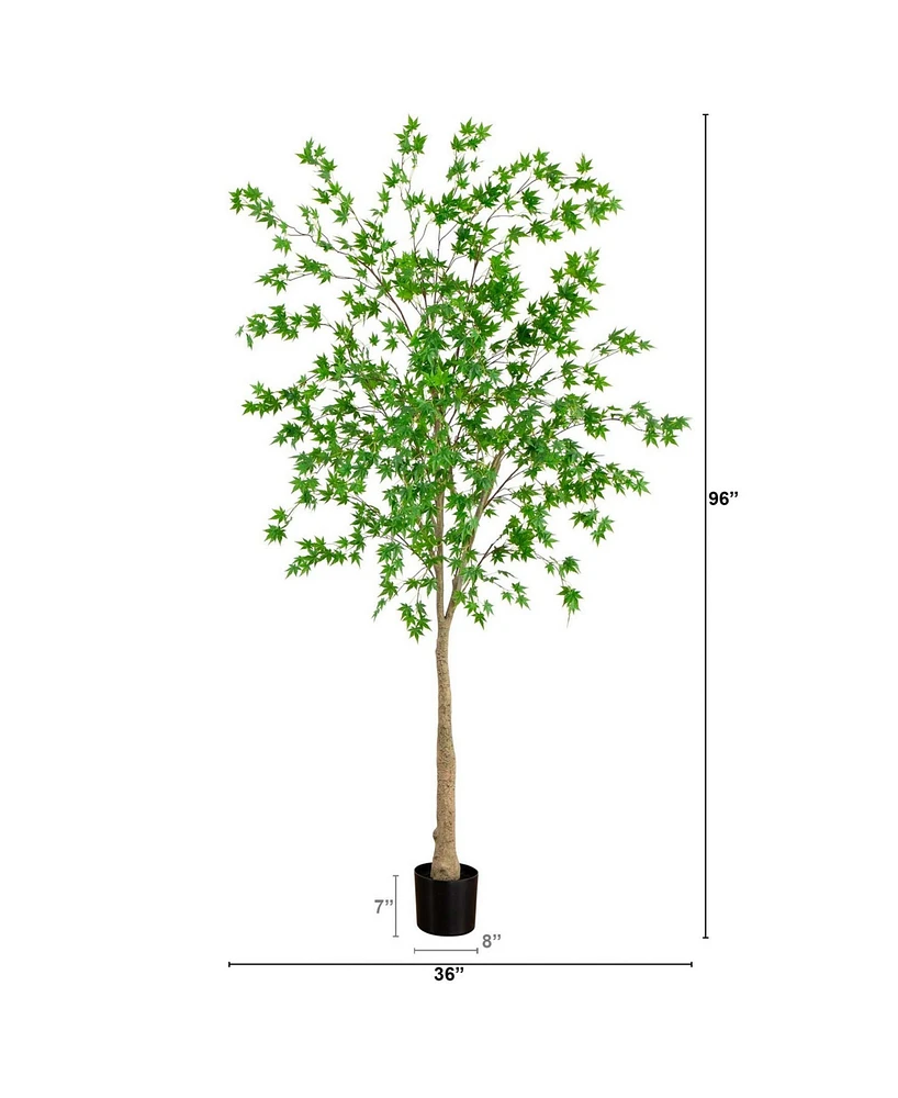 Nearly Natural 8ft. Artificial Maple Tree