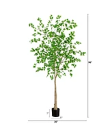 Nearly Natural 8ft. Artificial Maple Tree