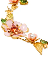 kate spade new york Gold-Tone Bloom In Color Chain Bracelet