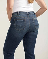 Silver Jeans Co. Plus Elyse Mid Rise Slim Bootcut Luxe Stretch