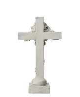 Glitzhome Holy Cross with Lily Garden Statue