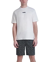 Karl Lagerfeld Paris Men's Woven Geometric Shorts, Created for Macy's