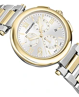 Ferragamo Women's Swiss Chronograph Two-Tone Bracelet Watch 40mm