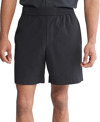 Calvin Klein Men's Classic-Fit Textured 7" Seersucker Shorts