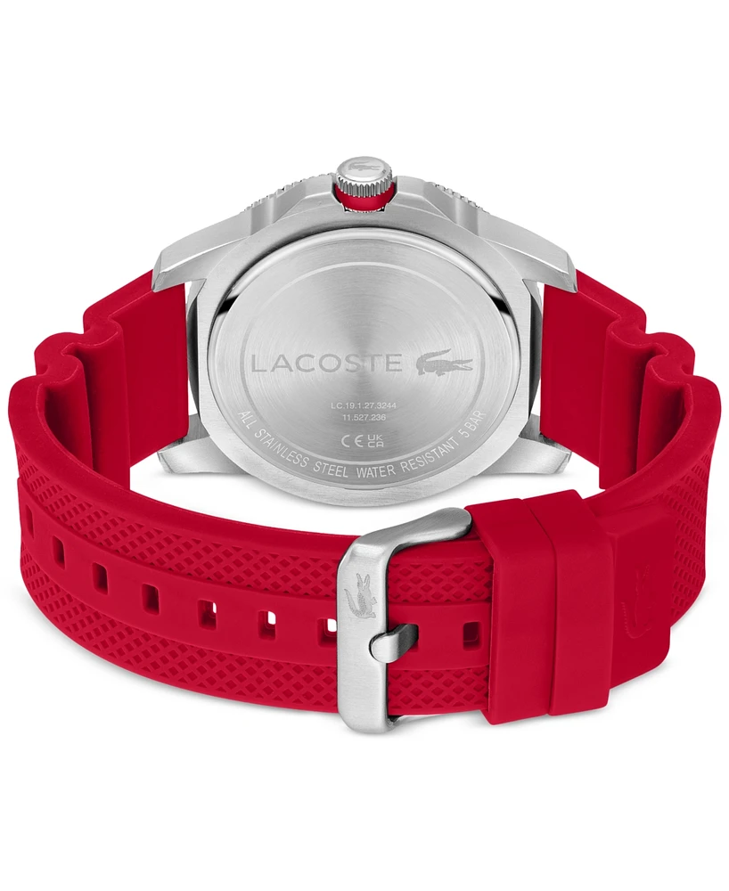 Lacoste Men's Silicone Strap Watch 46mm