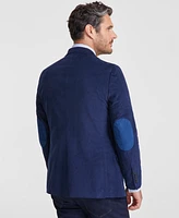 Nautica Men's Modern-Fit Solid Stretch Corduroy Elbow Patch Sport Coat