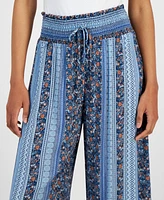 Kingston Grey Juniors' Printed Drawstring Gaucho Pants