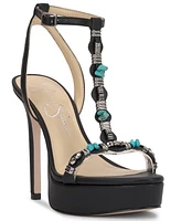 Jessica Simpson Women's Saigee Embellished Platform Dress Sandals