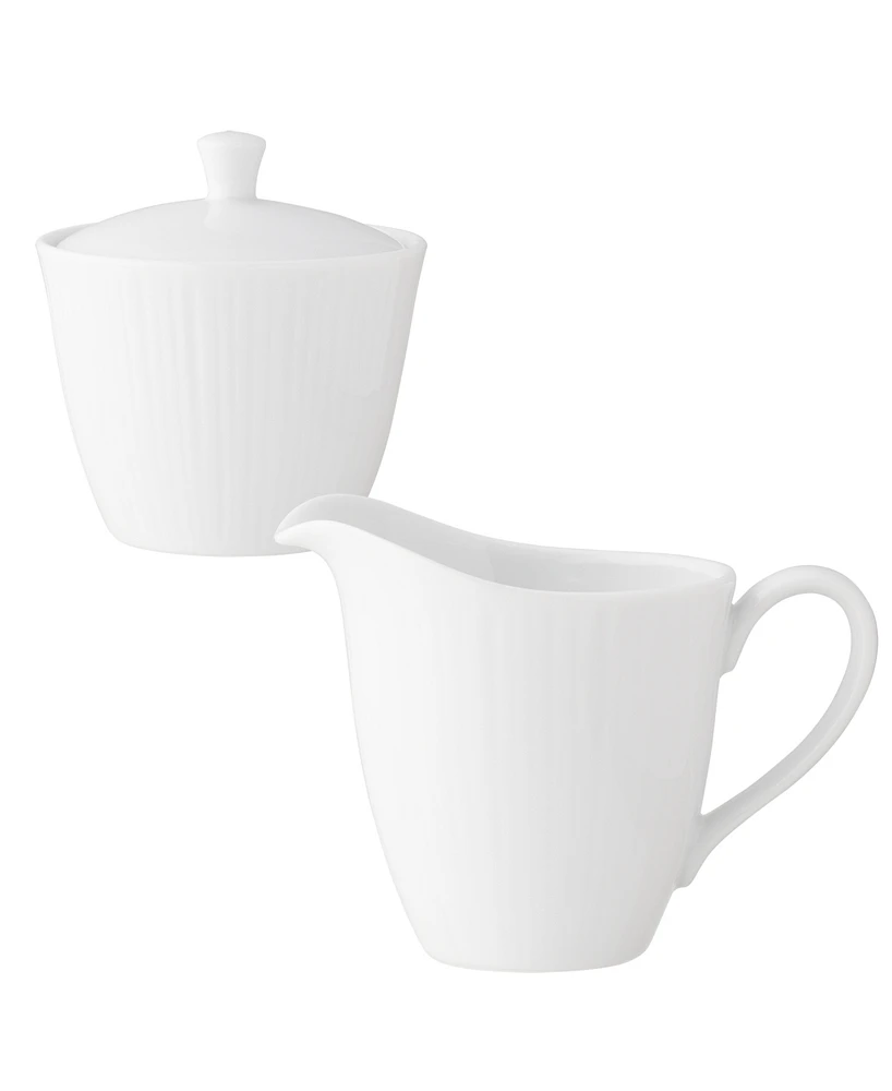 Noritake Conifere Sugar and Creamer, Set of 2