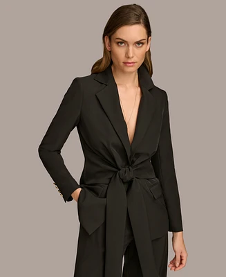 Donna Karan Women's Tie-Front Blazer