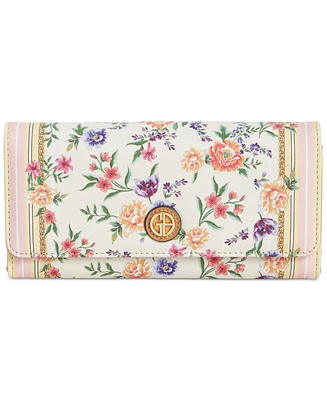Giani Bernini Pastel Floral Receipt Manager Wallet, Created for Macys